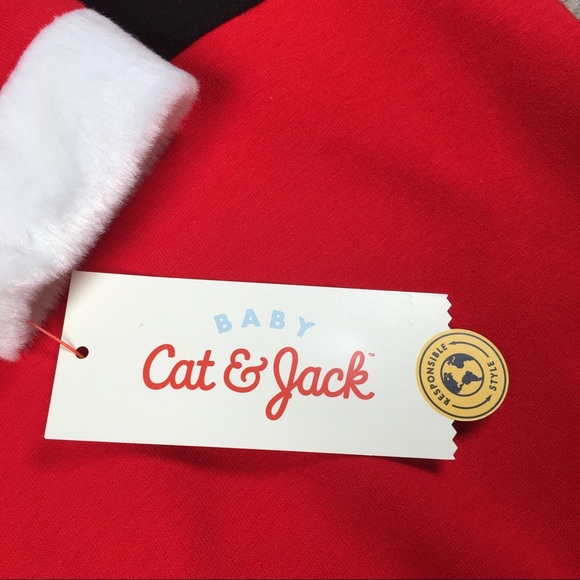 NWT Baby Toddler Boy Santa Hooded Romper Outfit 18M - Picture 8 of 10